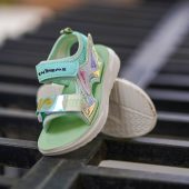 خرید صندل هولوگرام Kids F-2406 سبز
