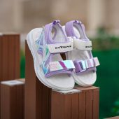 خرید صندل هولوگرام Kids F-2406 بنفش
