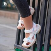 صندل هومتو صورتی-فیروزه‌ای اورجینال