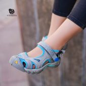 خرید صندل هومتو طوسی-فیروزه‌ای