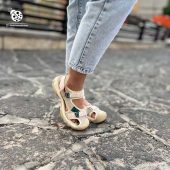 خرید صندل هامتو کرم-نسکافه‌ای