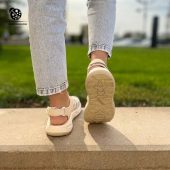 صندل هامتو کرم-فیروزه‌ای درجه یک