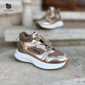 نیم ساق اورجینال اکلیل Fashion DL-58637 طلایی