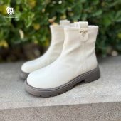 خرید نیم بوت ساده B02 کرم