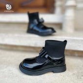خرید نیم بوت پاپیون A251 مشکی