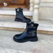 نیم بوت ساده B02 مشکی