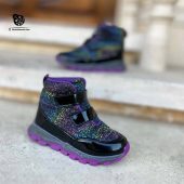 نیم ساق رنگی 4183 Buckhead مشکی-بنفش