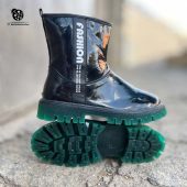 نیم بوت براق Fashion E28-6 مشکی