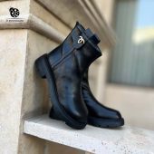 خرید نیم بوت ساده B02 مشکی