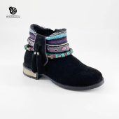 خرید نیم بوت زنگوله 721230 Lovely Skull مشکی