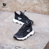 کفش جورابی 130 Waves مشکی-سفید