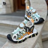 خرید صندل 15281 W.Kids سبز-نارنجی