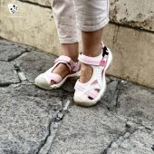 صندل اورجینال R3204-F8 Vico کرم-صورتی