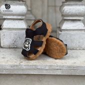 صندل K6885 K shoes قهوه ای - کفشدوزک