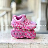 کفش اسپرت چراغدار ZYQ25628 BKG صورتی - Image 3
