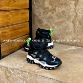 نیم ساق اورجینال Zyd25717 BKG مشکی-سبز