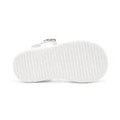 صندل تابستانه مجلسی دخترانه طرح دوخت سفید Miu AS-21926 - تصویر 4