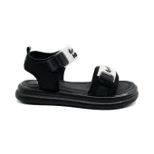 صندل تابستانه طرح نایکی مشکی-سفید Nike AS-21817 - Image 2