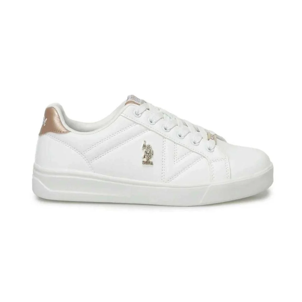 کفش ونس زنانه اورجینال سفید Us Polo Assn مدل Exxy 5PR