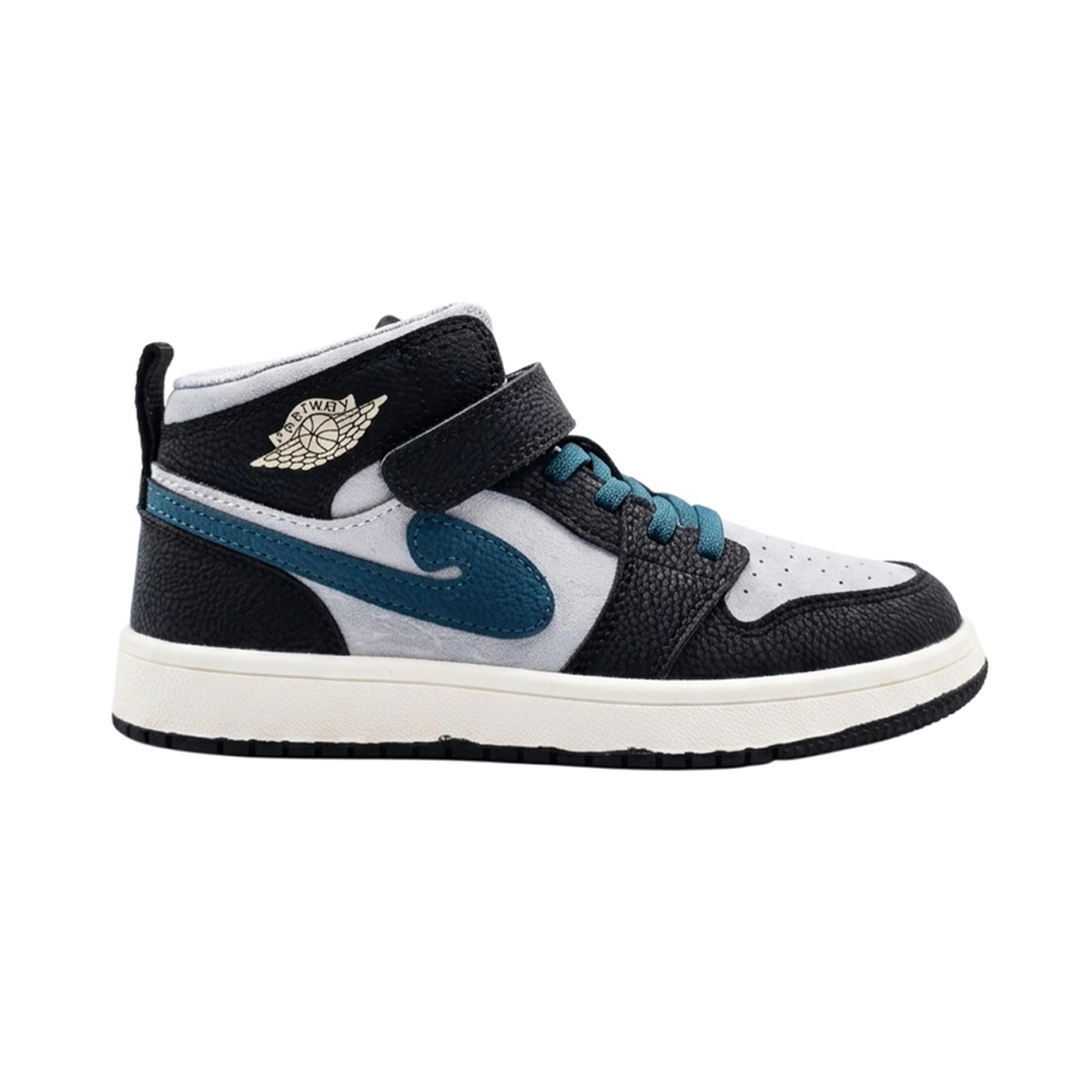 nike-99011-deerway-black-green-high-top-shoes1 نیمساق نایک مدل 99011 Deerway - ترکیب رنگی مشکی و سبز جذاب - استایل اسپرت و خاص - تصویر 1