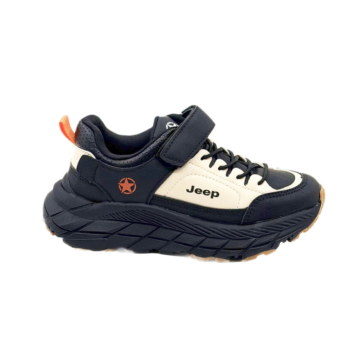 kafsh-sport-orginal-girl and boy-Z2828-8 Jeep-meshki-1 کتانی اسپرت مناسب روزمرگی برند جیپ Jeep مدل Z2828-8 رنگ مشکی - تصویر 1