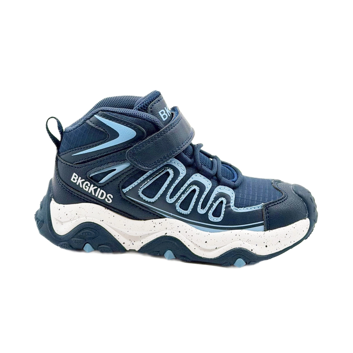 nim sag- sport-girl and boy- ZYQ25635 BKG- sormeyi-1 کفش نیم ساق شیک و راحت برند BKG مدل ZYQ25635 رنگ سرمه ای -آبی - تصویر 1